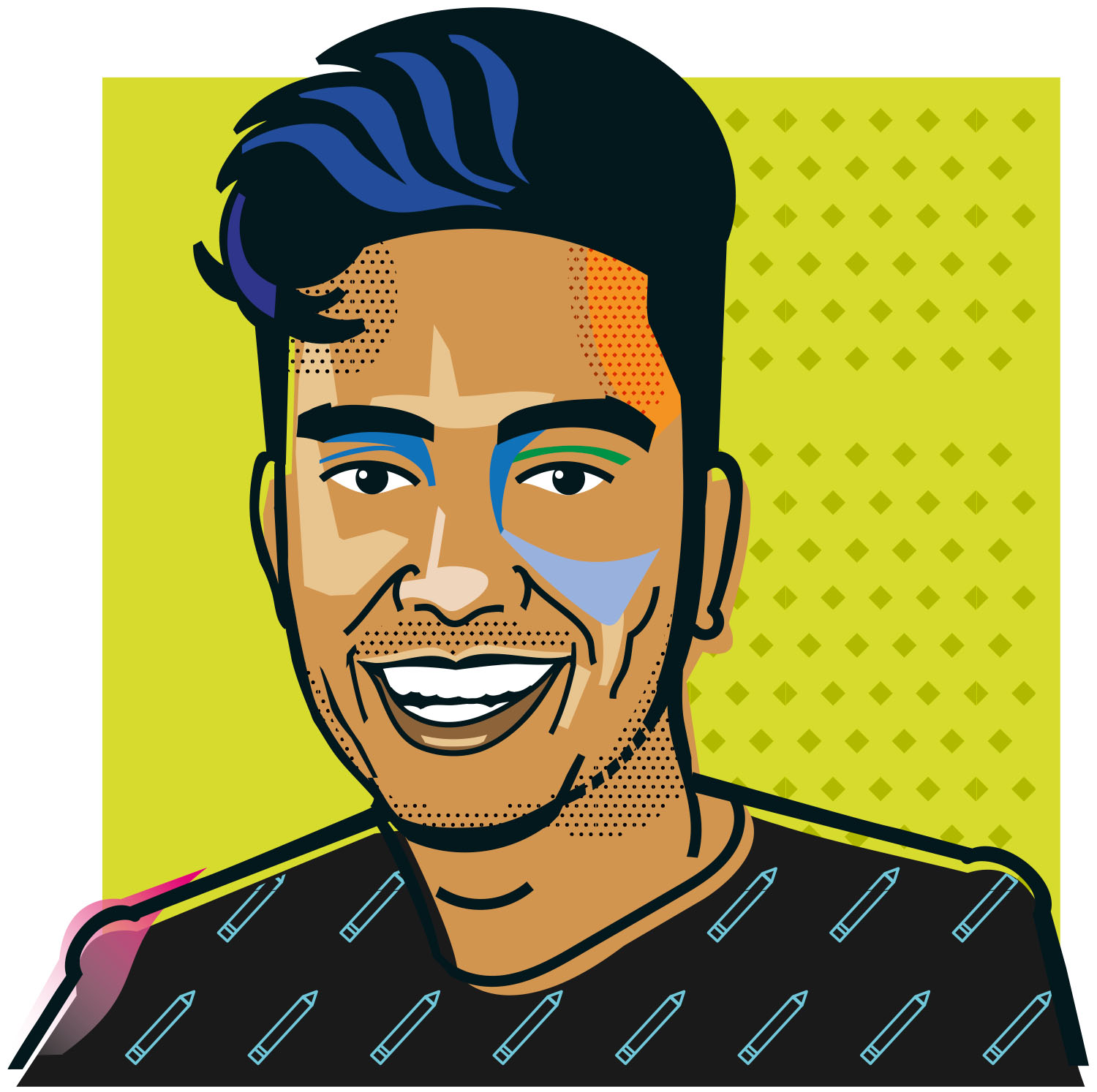 gestileerd-portret